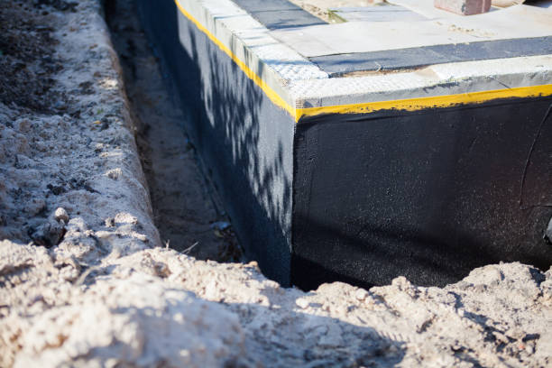 Residential Exterior Waterproofing installation at a Brookfield, NJ home by SJ Waterproofing Pros